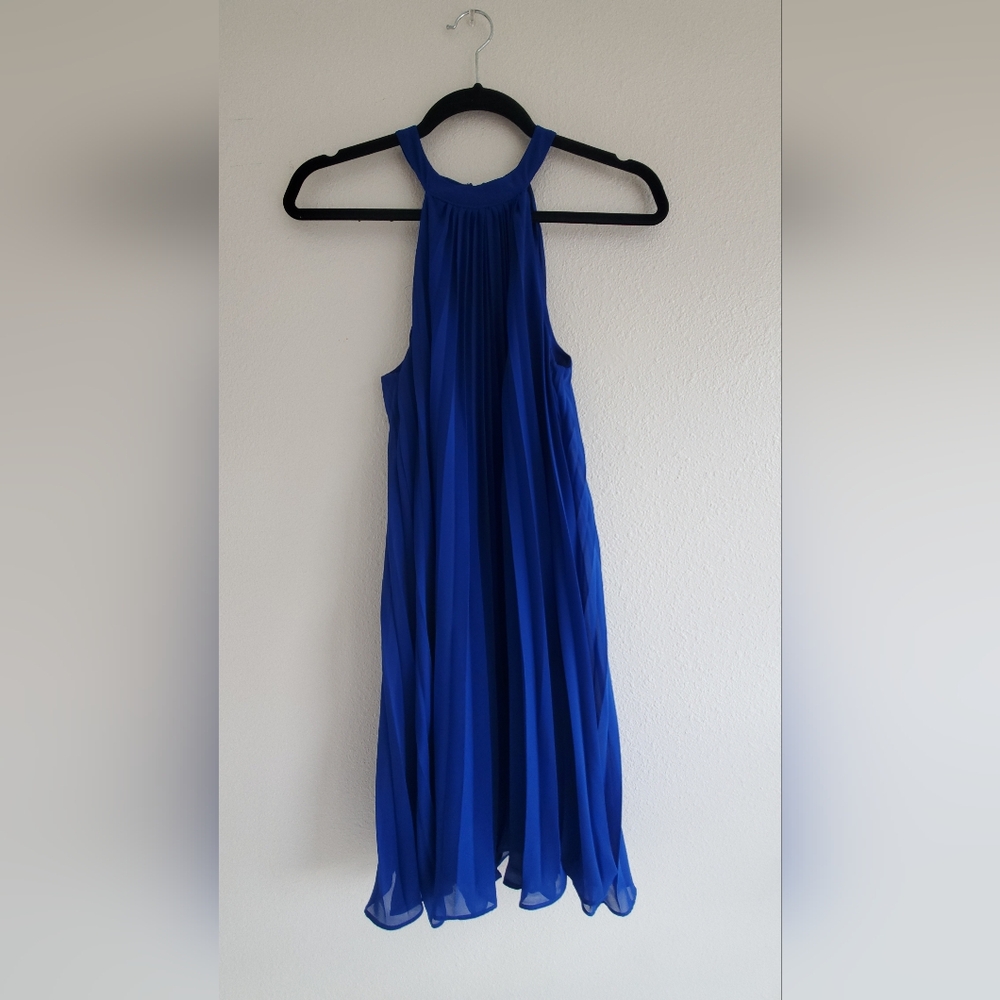 Betsey Johnson Blue Trapeze Dress